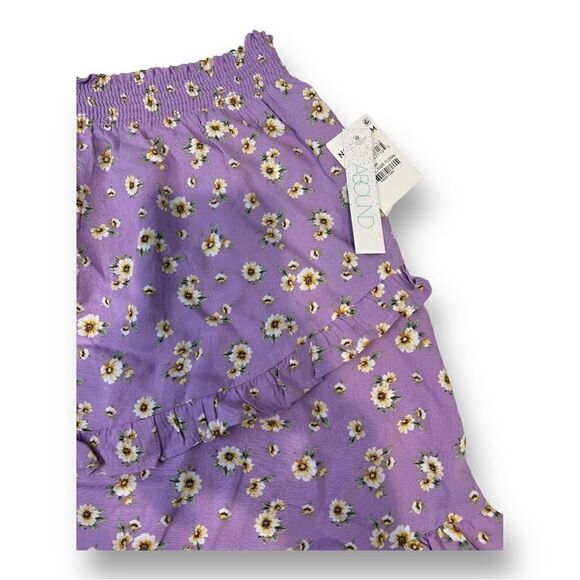 Abound Floral Ruffled Skirt Size Extra Large - Picture 2 of 5